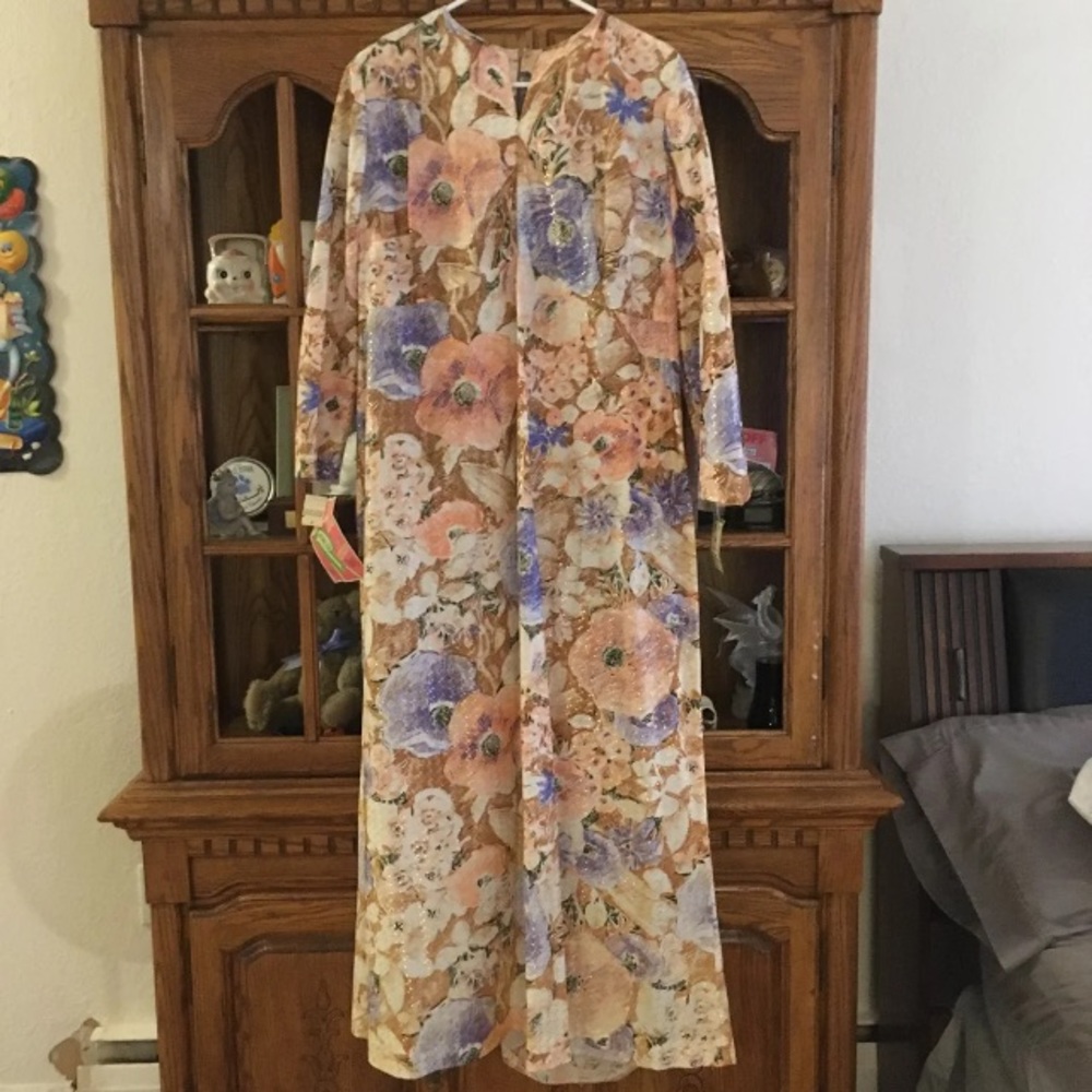 Vintage 70s plus sized dress